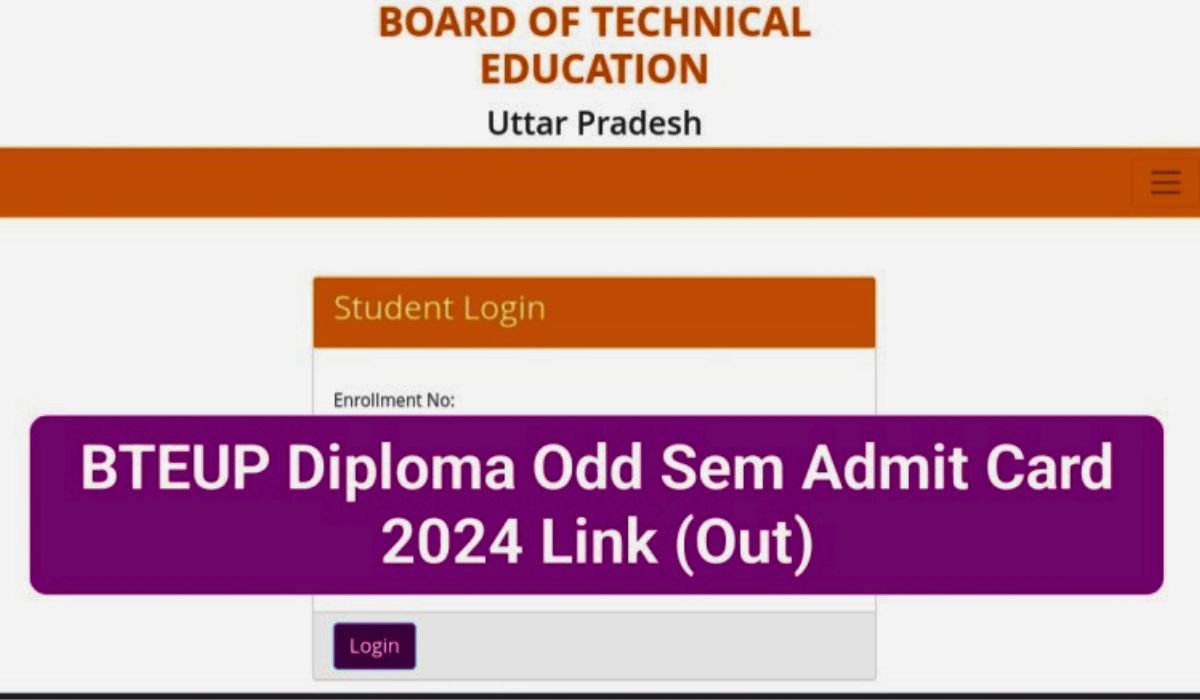 BTEUP Odd Semester Admit Card 2024