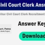 Bihar Civil Court Clerk Answer Key 2024