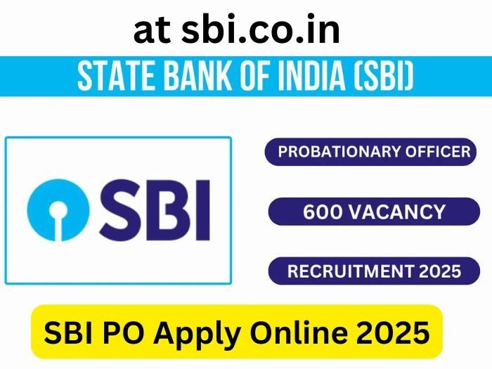 SBI PO Apply Online 2025