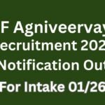 IAF Agniveervayu Recruitment 2025 Notification