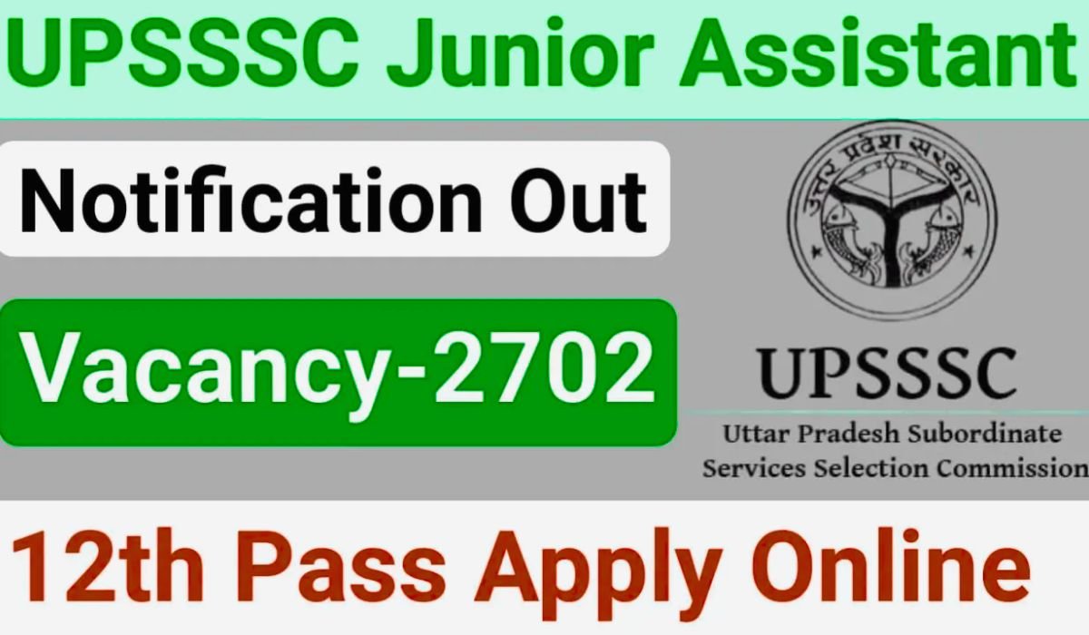 UPSSSC Junior Assistant Recruitment 2024