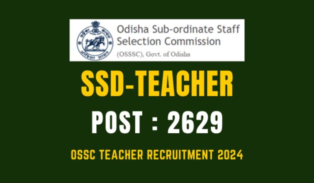 OSSSC TGT Recruitment 2024-25