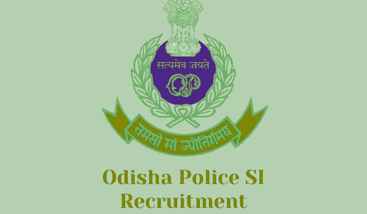 Odisha Police SI Recruitment 2025 Notification Out