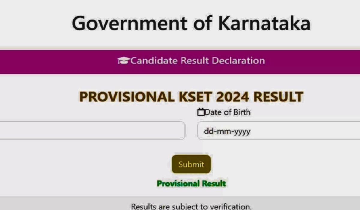 KSET Result 2024