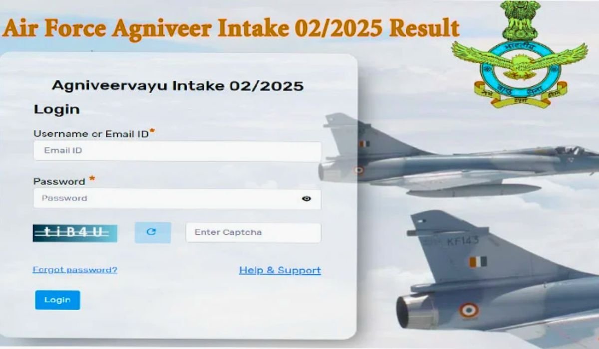 Indian Air Force Agniveer Result 2024