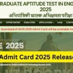 GATE Admit Card 2025 Release Date