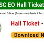 TSPSC EO Admit Card 2024