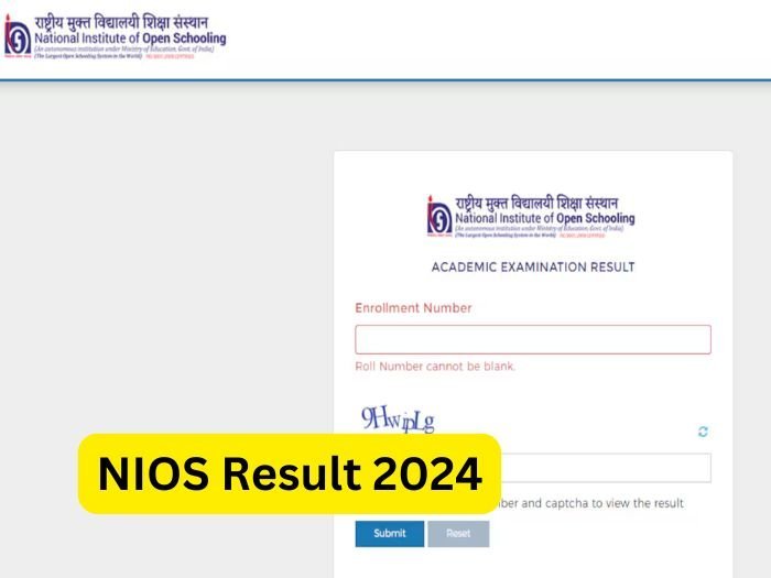 NIOS Result 2024