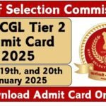 SSC CGL Tier 2 Admit Card 2025