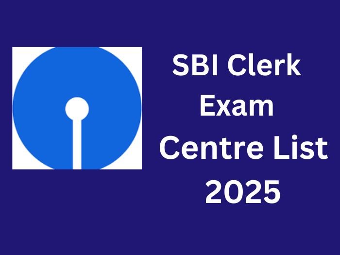 SBI Clerk Exam Centre List 2025