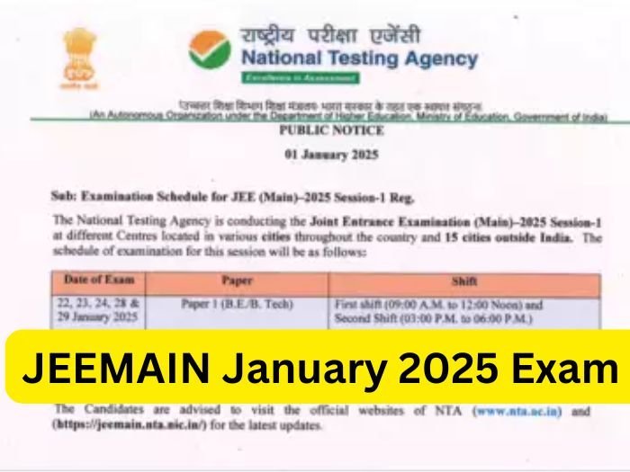 JEEMAIN January 2025 Exam