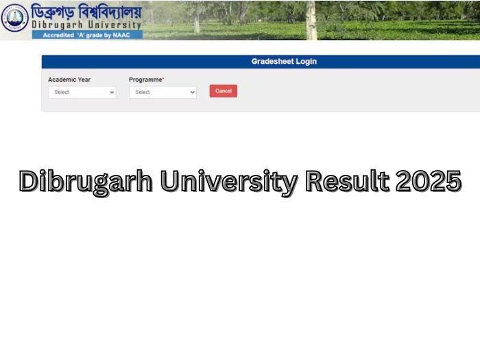 Dibrugarh University Result 2025