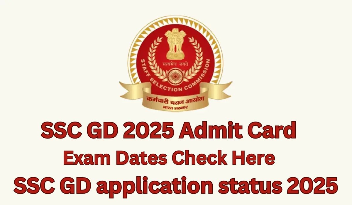 SSC GD 2025 Admit Card