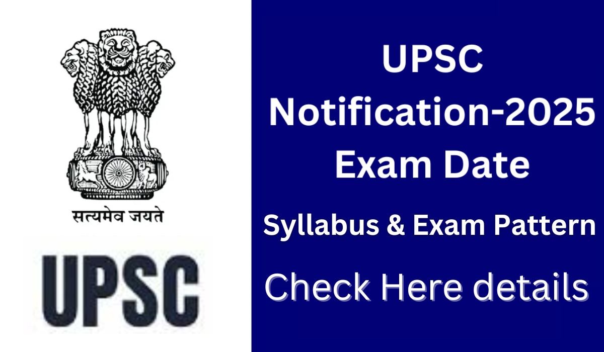 UPSC 2025 Notification