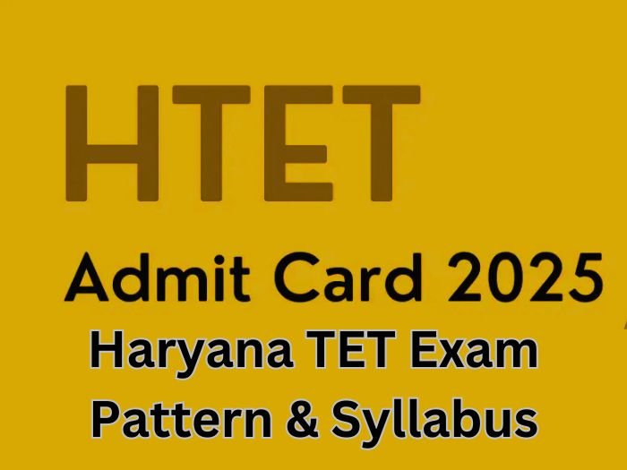 HTET Admit Card 2025