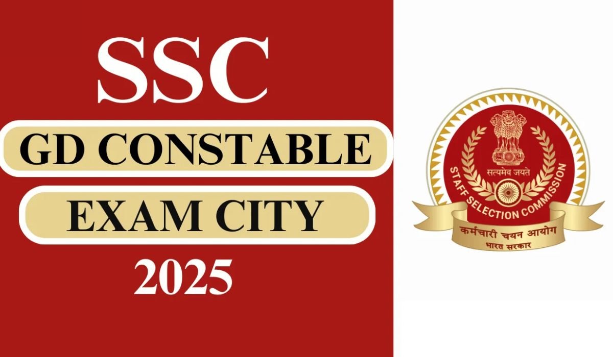 SSC GD Exam City 2025 Out