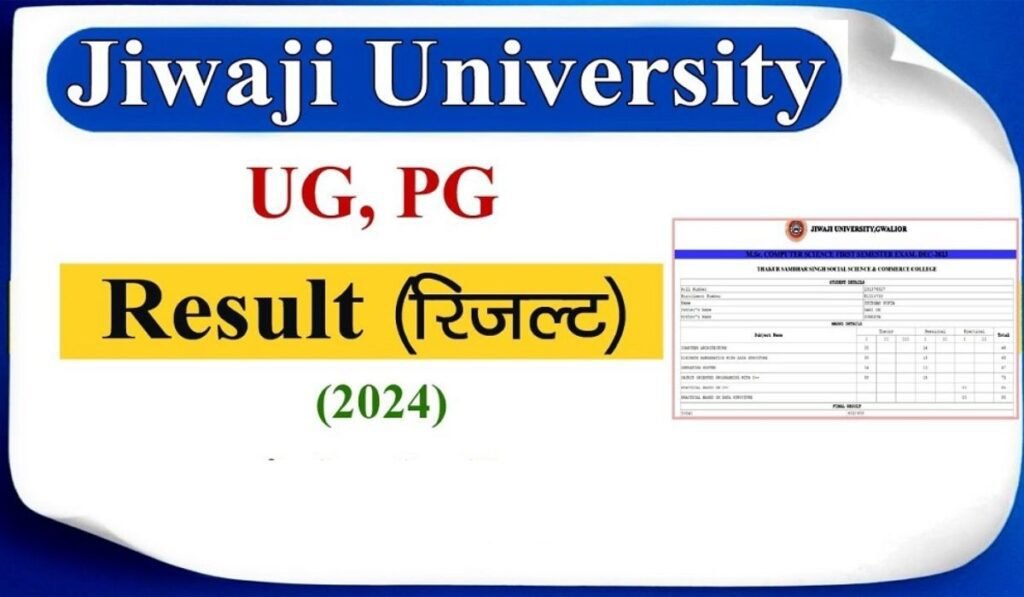 Jiwaji University Result 2025