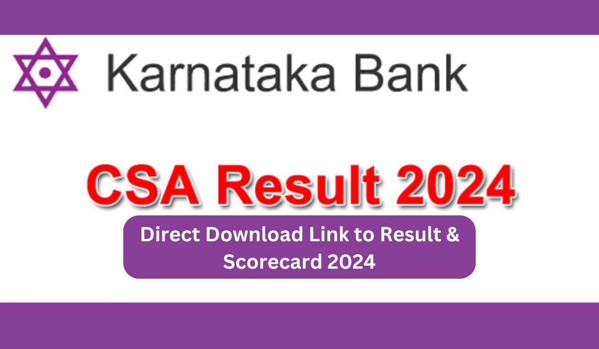 Karnataka Bank Clerk Result 2024