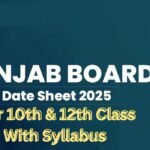 PSEB Punjab Board 2025