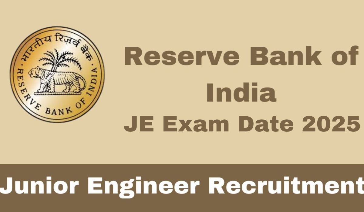 RBI Junior Engineer Exam Date 2025