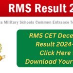 RMS CET December Result 2024-25