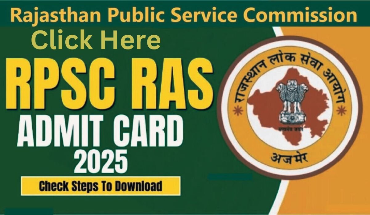 RPSC RAS Admit Card 2025