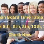 Rajasthan Board Time Table 2025