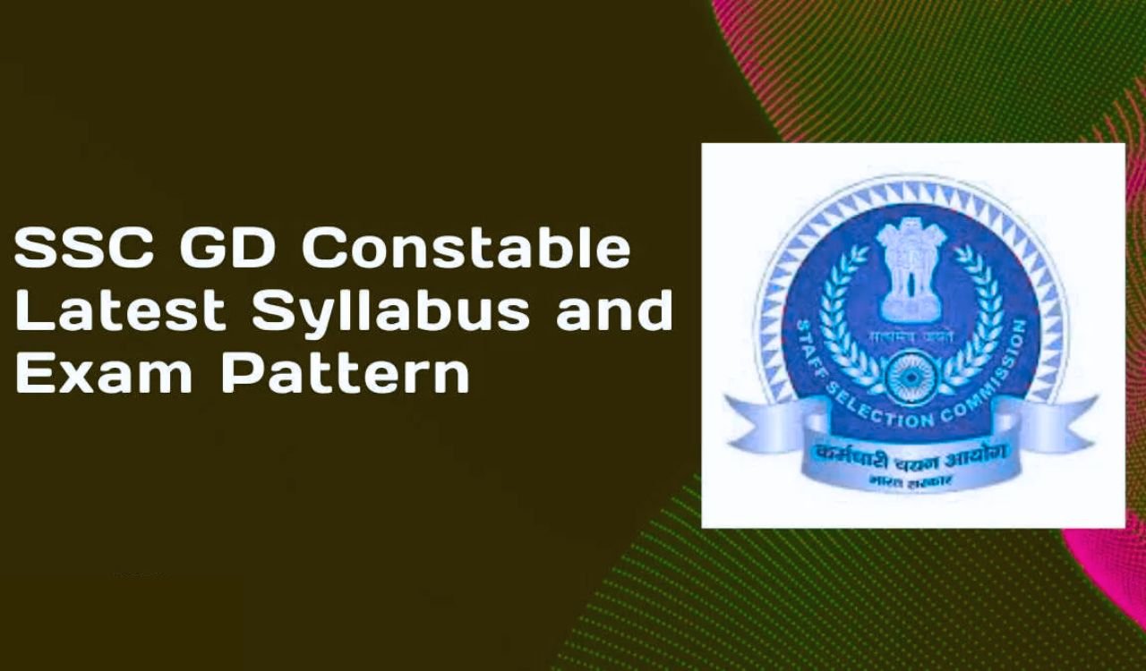 SSC GD Syllabus 2025 and Exam Pattern