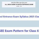 Sainik School Entrance Exam Syllabus 2025