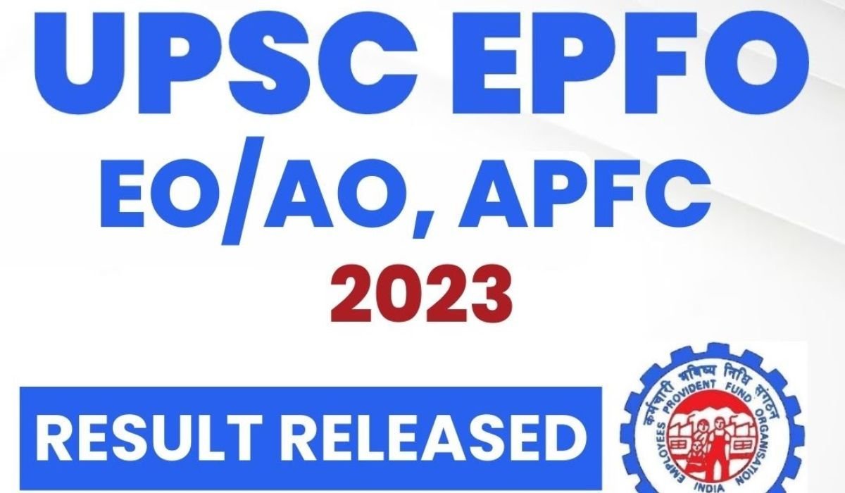 UPSC EPFO Final Result 2023