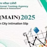 JEE Main 2025 City Intimation Slip