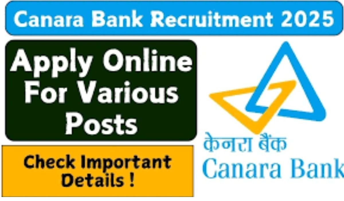 Canara Bank SO Recruitment 2025