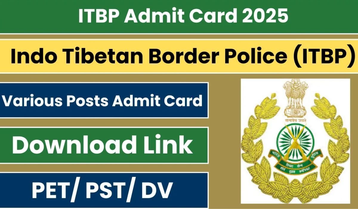 ITBP Constable Admit Card 2025