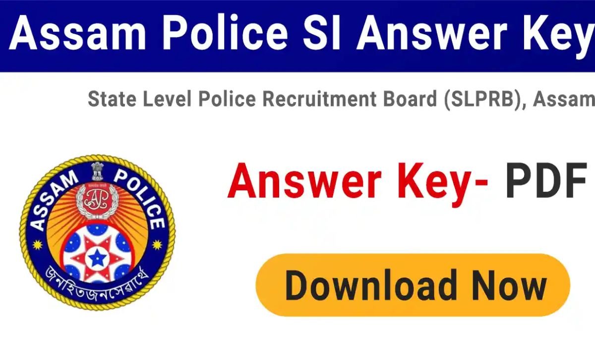 assam police si answer key 2025