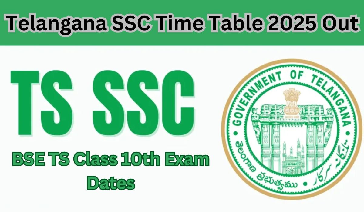 Telangana SSC Time Table 2025 Out