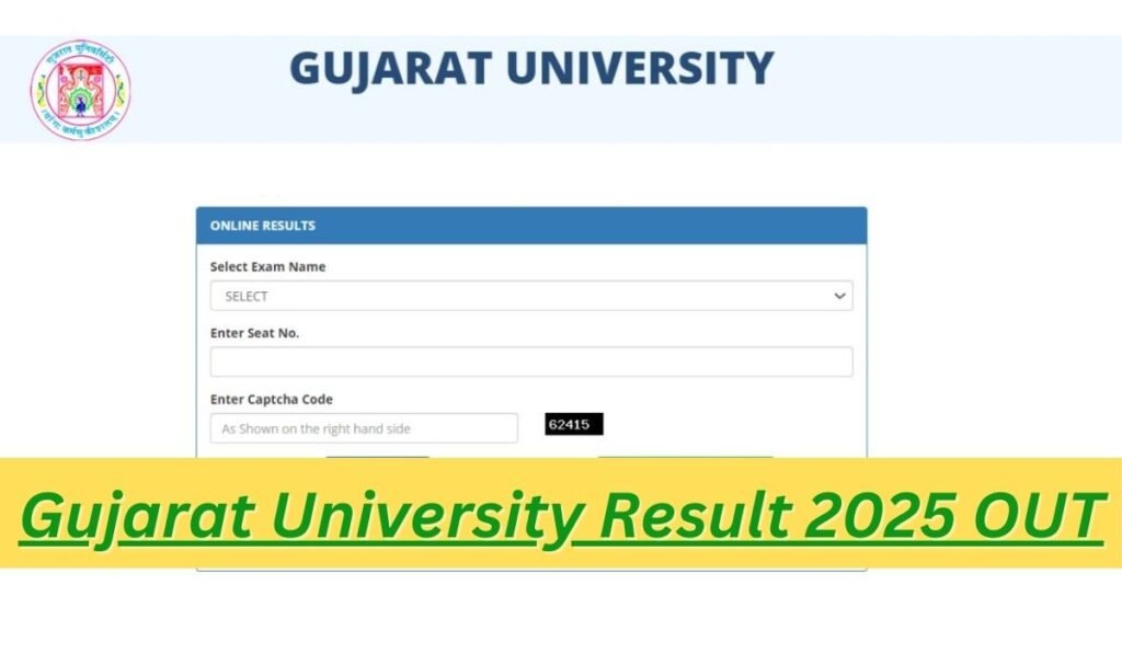 Gujarat University Result 2025