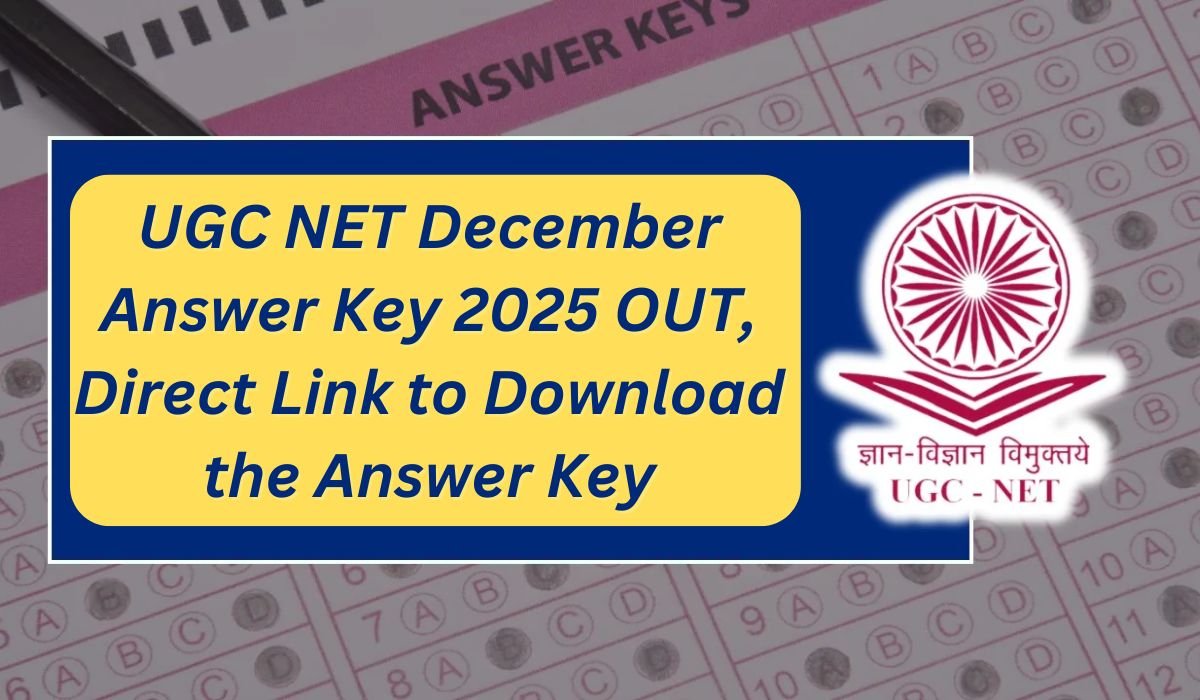 UGC NET December Answer Key 2025