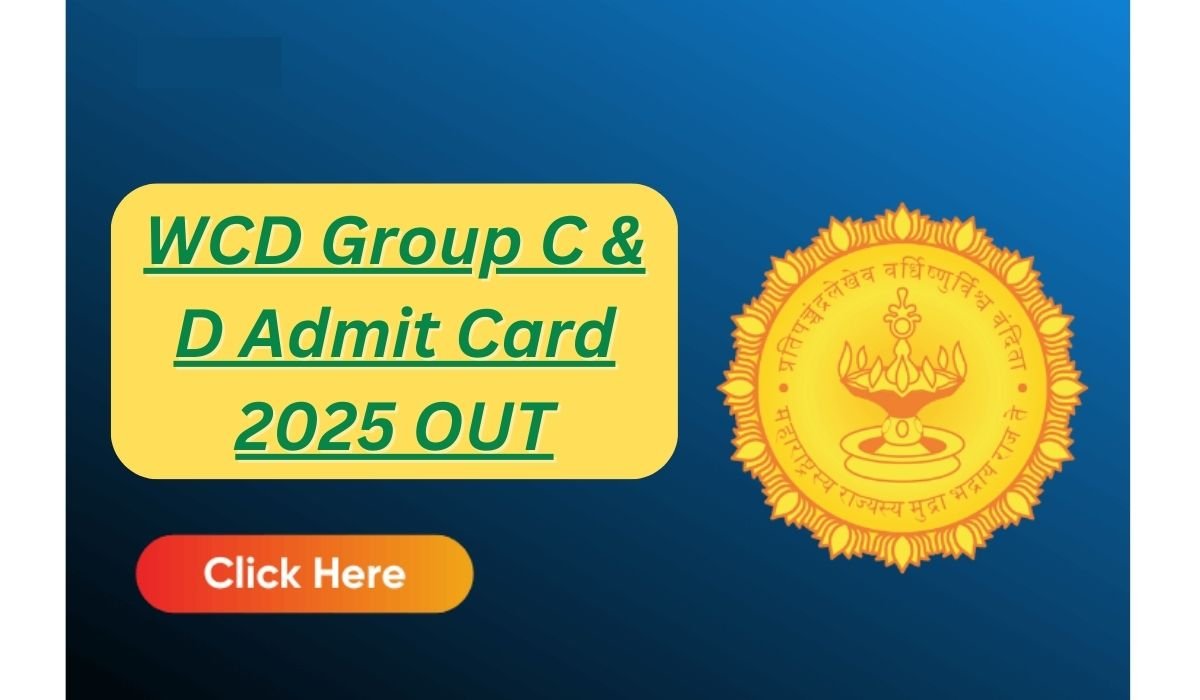 WCD Group C & D Admit Card 2025